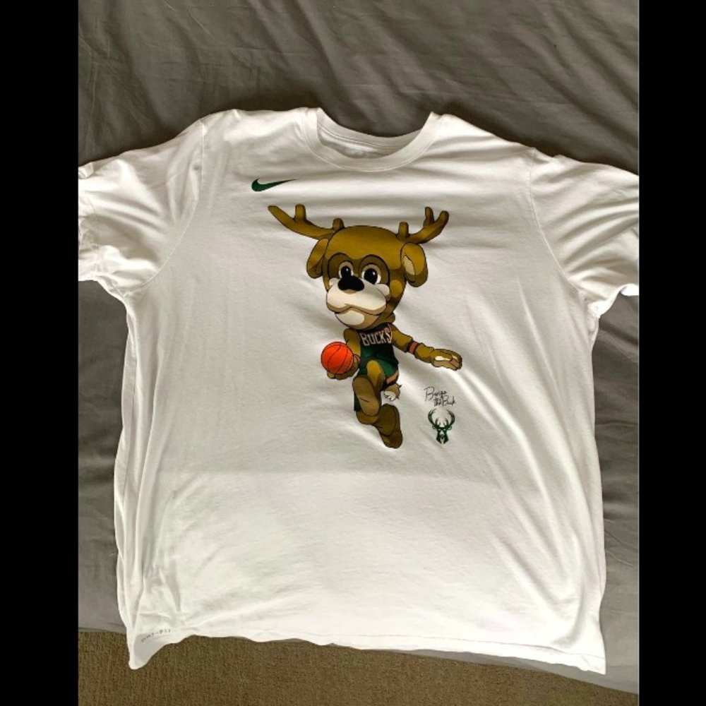 Nike Milwaukee Bucks Bango Buck Dri-Fit XXL